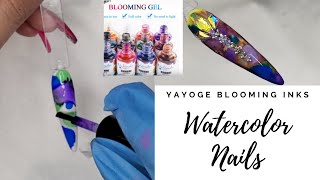 MARBLE INK NAILS | Yayoge Blooming Ink | Watercolor Nails | Nail Tutorial | The Polished Lily