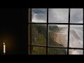 Rainy window  house close to the sea in ireland asmr study  relax  relaxing ambience 