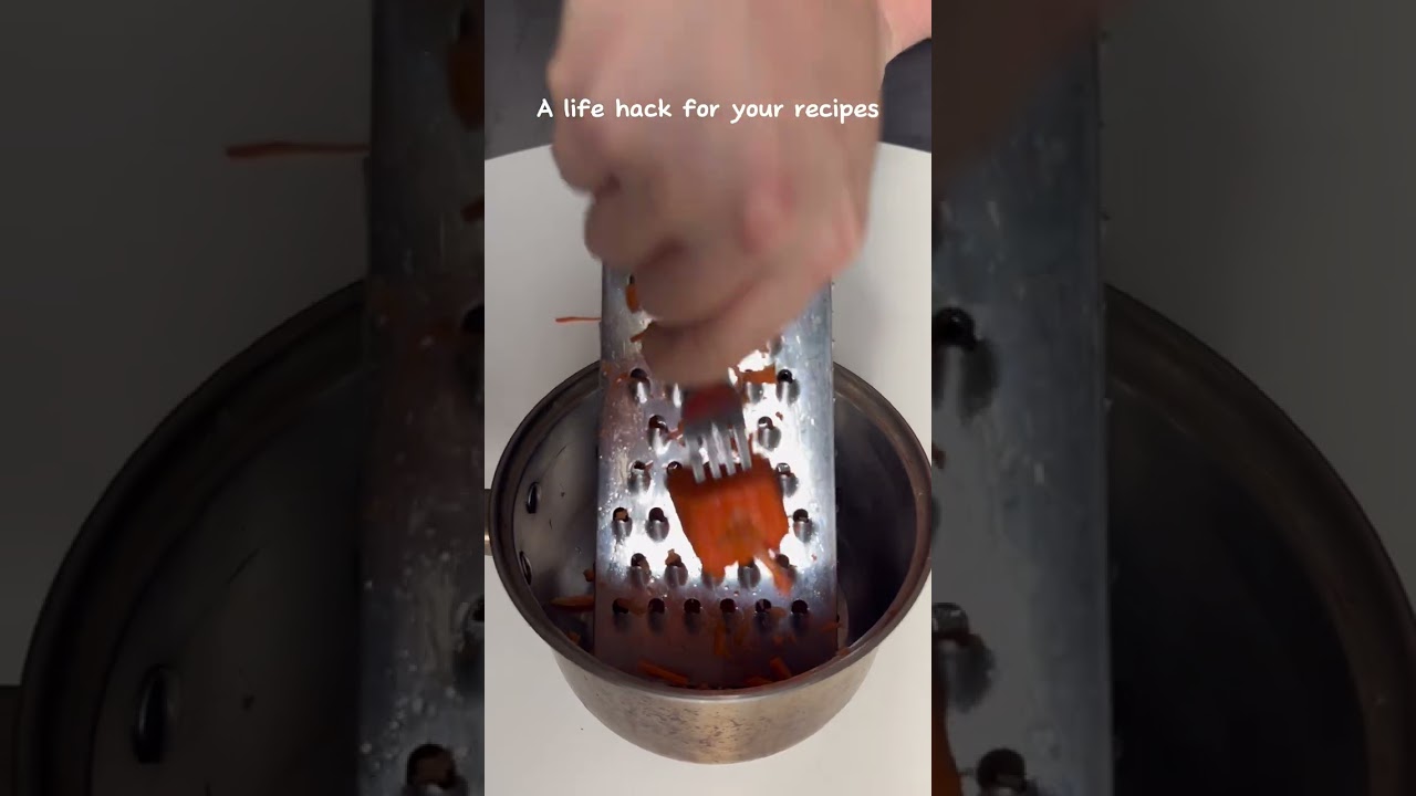 Натрите морковь как профессионал с помощью этого необычного трюка 