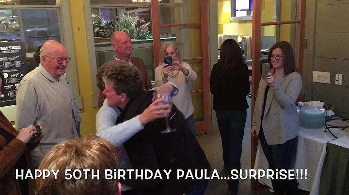 Surprise!  Paula's 50th