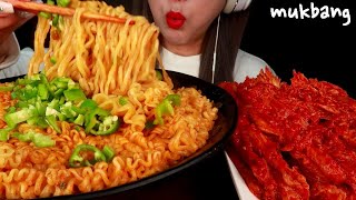 틈새라면 매운김치 먹방Spicy Ramyeon Instant Noodles spicy kimchi Mukbang