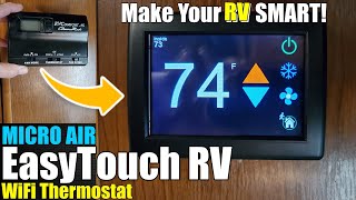 tw RV ADVENTURES  Episode #16 | SMART WiFi RV Thermostat by: MICRO AIR | EasyTouch RV