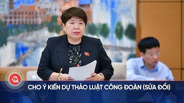 Cho ý kiến dự thảo Luật Công đoàn (sửa đổi) | Truyền hình Quốc hội Việt Nam