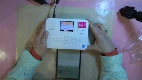 Demo- Selphy CP900 wireless printer