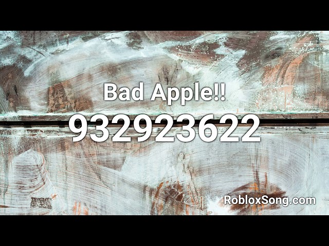Touhou - Bad Apple [JAPANESE FULL SONG] Roblox ID - Roblox music codes