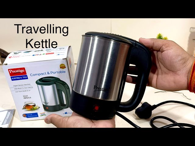 Travel Kettle Electric Small Stainless Steel - Portable Electric Kettle for  Boiling Water - Travel Tea Kettle - Portable Water Boiler - One Cup Hot