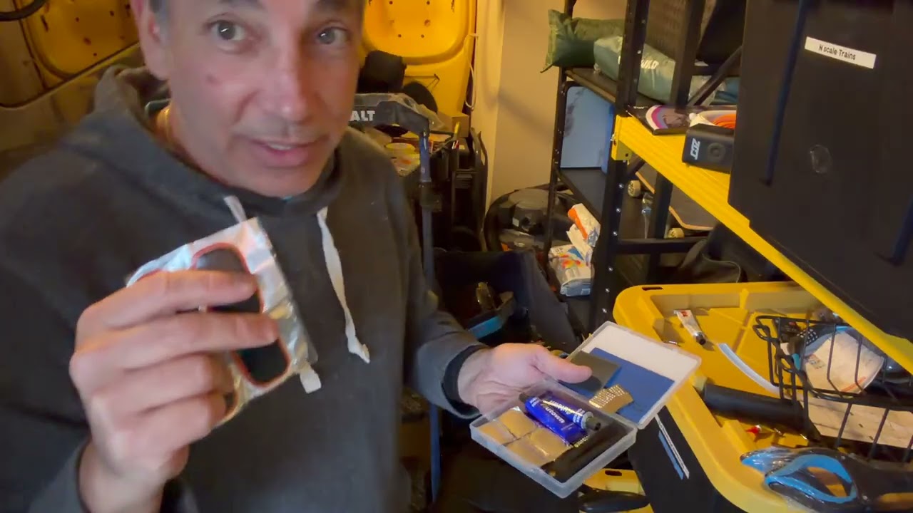 Обзор и распаковка комплекта для ремонта велосипедных шин (4K)