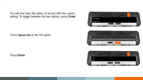 Setting and reviewing Date and Time