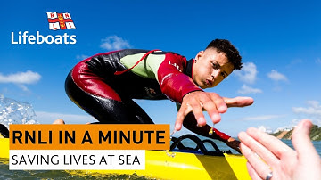 The RNLI in a minute - the charity that saves lives at sea