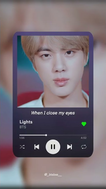 Lights - BTS #bts #btsarmy #rm #jin #suga #jhope #jimin #v #jungkook #btssongs #btsedits