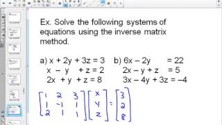 45S Solving 3 x 3 Matrices Example 2