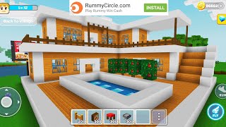 Mini Block Craft 3D Gameplay #100 (iOS & Android) | Modern House 🏠 screenshot 5