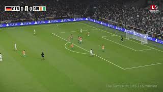 🔴LIVE: Germany vs Cote d’Ivoire | 2026 World Cup Match Today | eFootball PES 21 Gameplay -Simulation