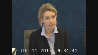 Famous Elizabeth Holmes Day 1⧸3 FULL Deposition 2017 Wealth