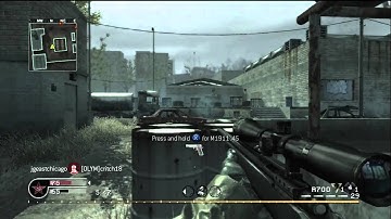 First Game of the Day - CoD4 Sniping in FFA