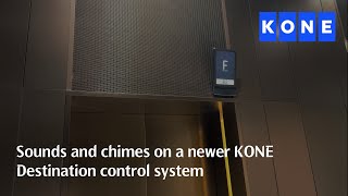 Sounds and chimes on a newer KONE Destination control system