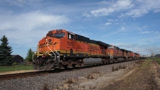 BNSF 7632 at Chana, IL on 8/3/2013
