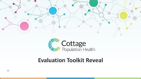 Population Health – Introduction to the Evaluation Toolkit