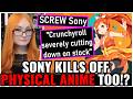 Sony KILLS OFF Physical Anime!? 😠 Crunchyroll Cuts Stock As Physical Game Death Backlash Continues