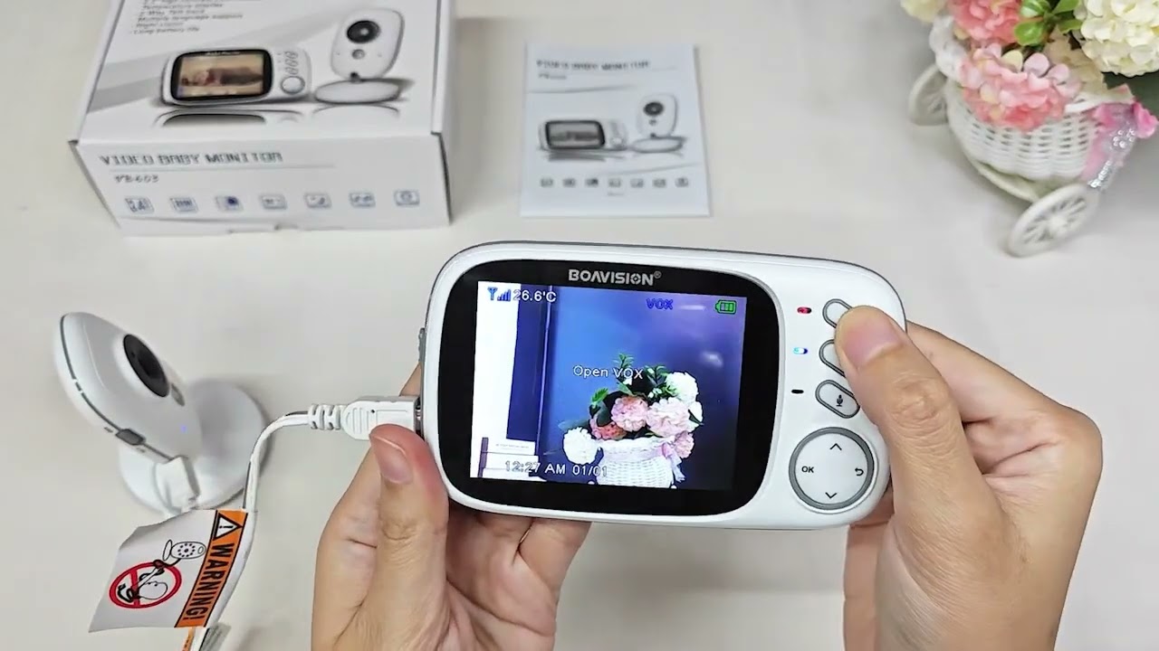 VB603 Video Baby Monitor 2.4G Wireless With 3.2 Inches LCD 2 Way