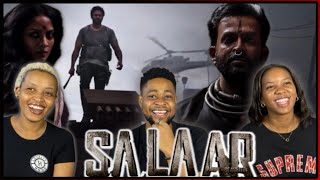 SALAAR Mass Interval Scene REACTION! | Seal Stop Fight Scene | Prabhas | Prithviraj S.| Shruti H. |