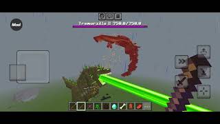 Tremorzilla (Alex's Caves) vs fire and ice dragon battle Of monsters