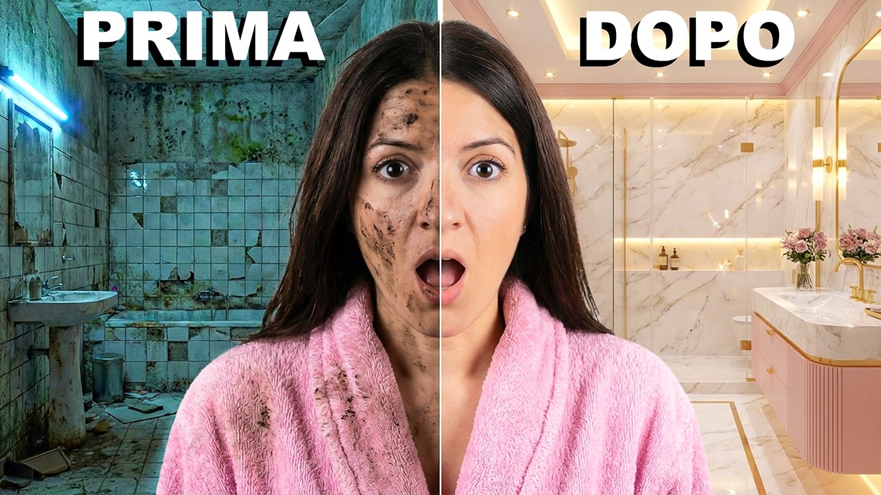 Prima e Dopo la trasformazione del mio bagno!