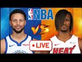 Golden State Warriors  at Miami Heat NBA Live Play by Play Scoreboard / Interga