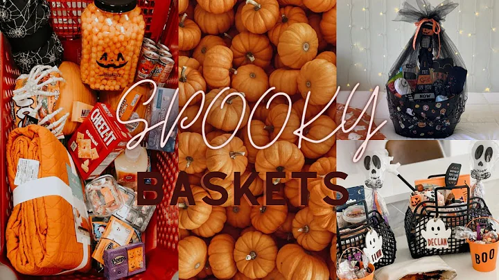 WE MADE EACH OTHER SPOOKY BASKETS !!!