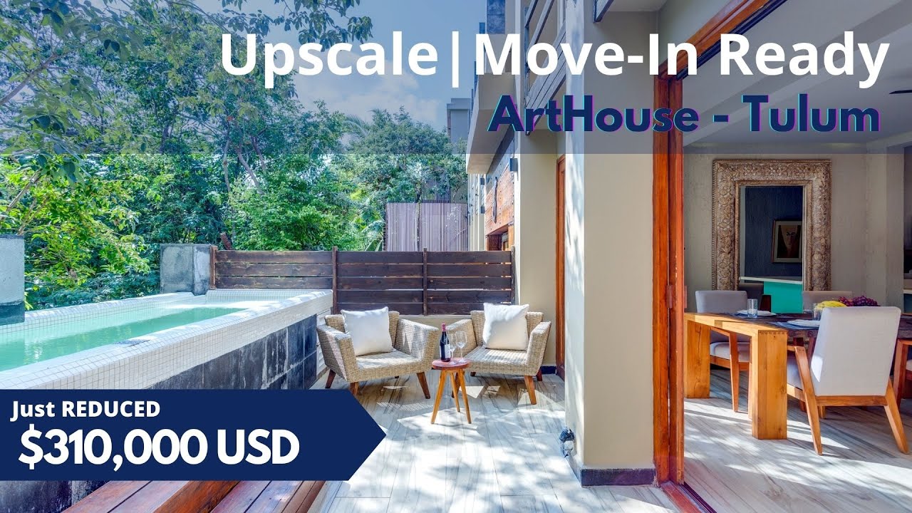 Luxury real estate in Aldea Zama Tulum Art House Just REDUCED 💲310,000