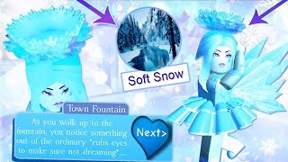 HOW to get the CHRISTMAS HALO & SOFT SNOW BADGE in Royale High screenshot 5