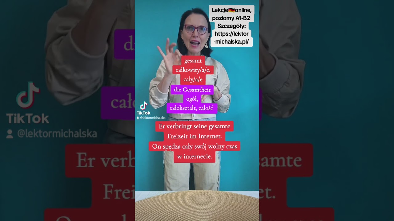 Gesamt vs. die Gesamtheit. Lekcja 759 