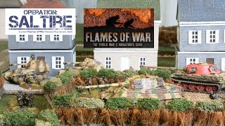 Flames of War Battle Report - Training King Tigers and Volks Grenadiers vs Late Shermans