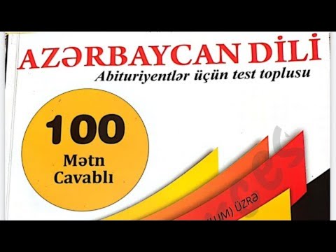 Azərbaycan dili RM nəşriyyatı Abituriyentlər üçün test toplusu metnlerin cavabı (2019)