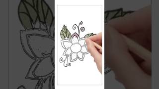 Sketsa bunga mawar by yuk Zakiyah #sketsagambar