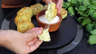 Сырники с сыром и зеленью/ЗАКУСКА ЗА 15 МИНУТ/супер завтрак