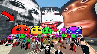 Giant Yoshie and Selena Deldago, Aughhh, Geometry Dash Emojis Nextbot  Gmod Compilation 2