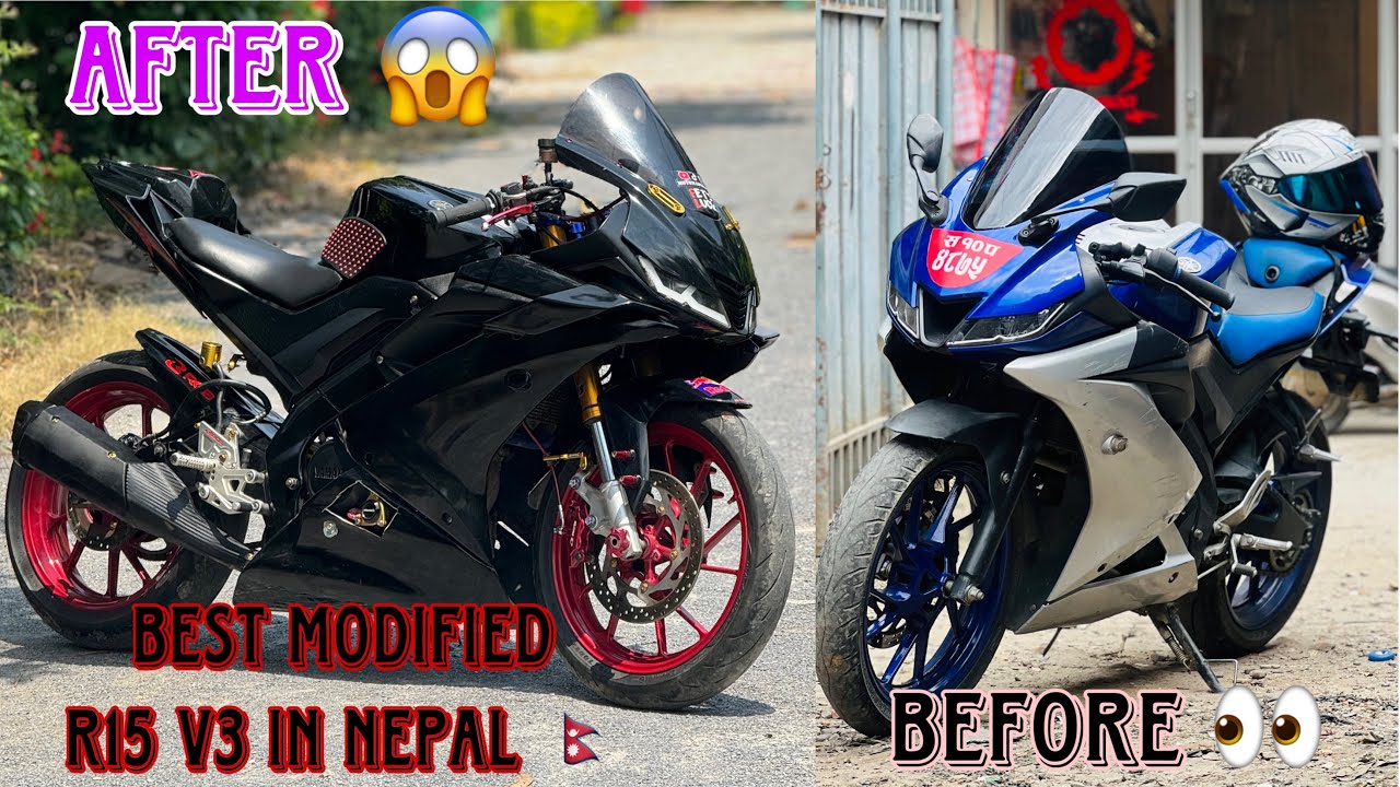 Best modified R15 V3 in Nepal 🇳🇵 | @motomadness46 | - YouTube
