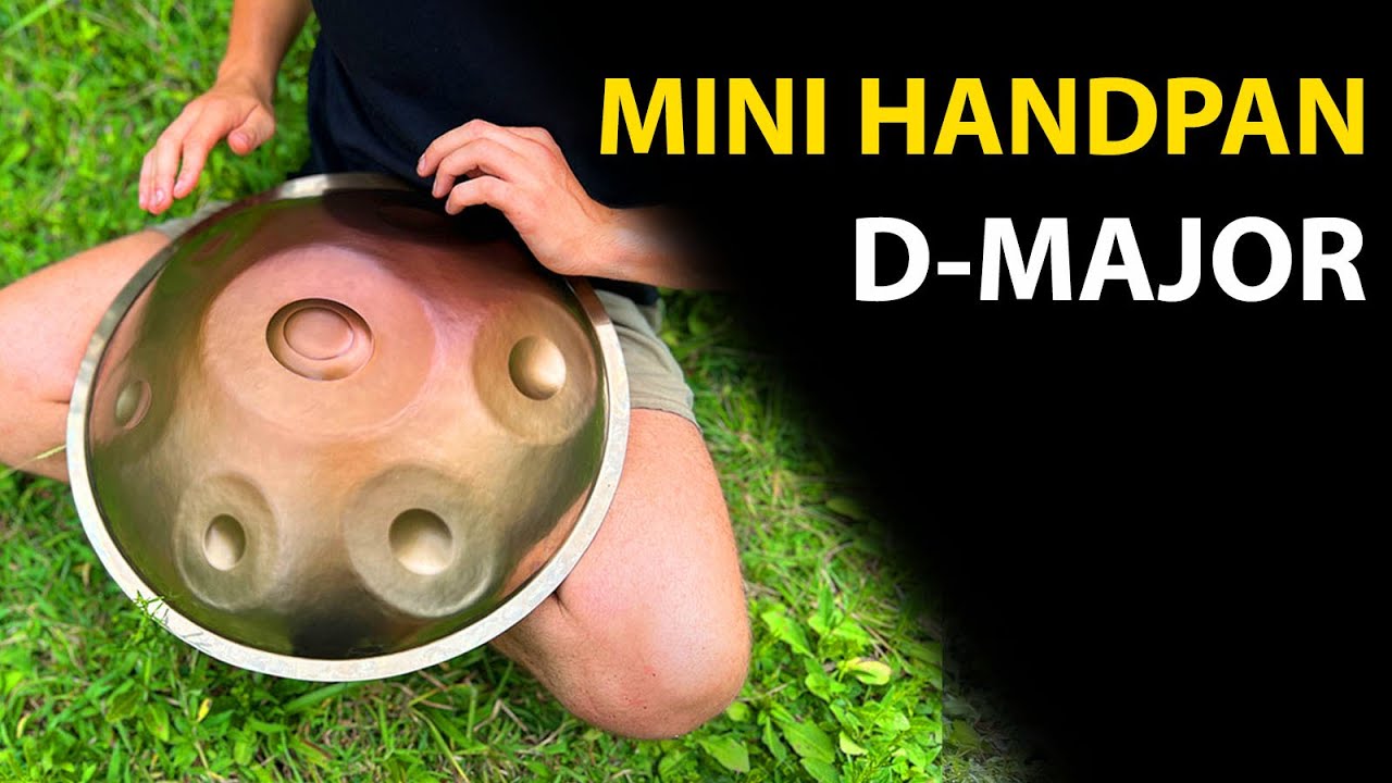 Mini Handpan D-Major Sunrise - LIDAH Travel Handpan (43cm)