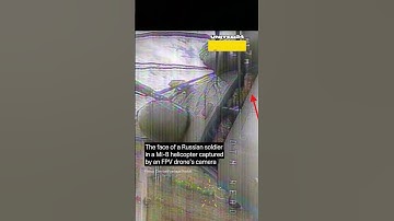Ukrainian FPV Drone Captures the Face of a Russian Soldier in Mi-8 Helicopter #warinukraine