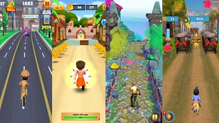SINGHAM RUN [VS] CHHOTA BHEEM RUN [VS] TEMPLE RUN [VS] LITTLE KRISHNA RUN ||Mr JORIF KID'S|| screenshot 3