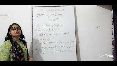 Class 4 EVS CH 3 GAMES AND RECREATION PART 2