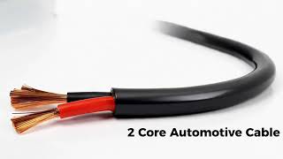 MKGT 2 Core Round Twin Cable 1.5mm² | 21A | 12V Automotive Wire