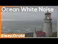 ►Ocean Waves White Noise at Haceta Head Lighthouse Sounds for Sleeping, Distant Ocean Background 4k