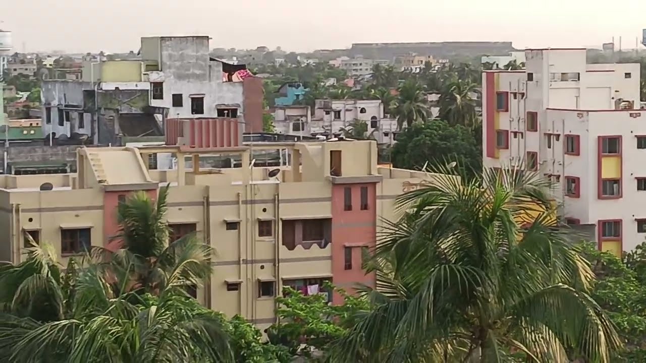 Konnagar City Sky line view. Hooghly. West Bengal.