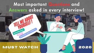 Job interview in English | job interview easy questions and answers | easy daily English 