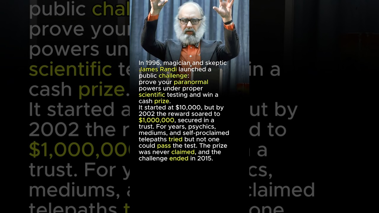 James Randi: the $1,000,000 paranormal challenge no one could win