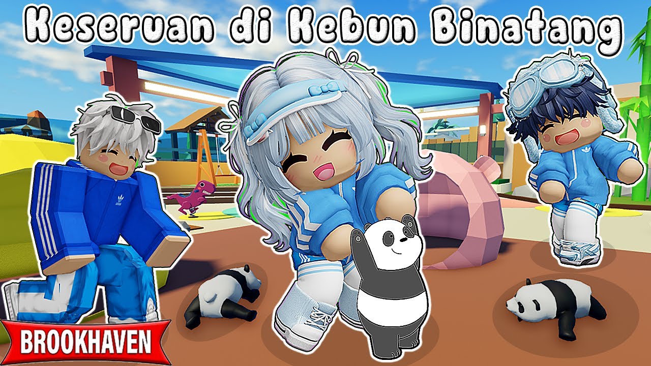 STUDY TOUR KE KEBUN BINATANG BERSAMA BOBO & PAK GURU || BROOKHAVEN RP 🏡 ROBLOX INDONESIA