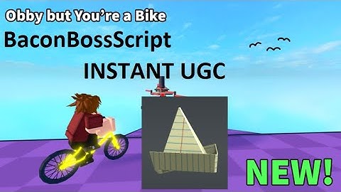 [FREE UGC] Obby But You’re On a Bike (INSTANT UGC)