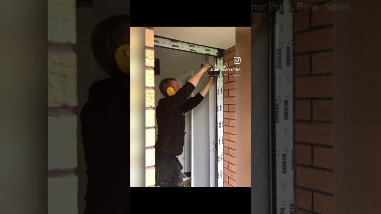 Fitting a composite door  